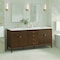 James Martin Vanities 72'' Double Vanity, Mid Century Walnut w/ 3 CM Ethereal Noctis Quartz Top 485-V72-WLT-3ENC - alternate 2